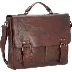 Pride and Soul Baggie Aktentasche Leder 35 cm Laptopfach