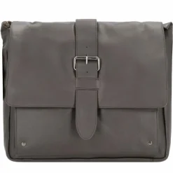 New Pride and Soul Neo Messenger Tasche Leder 33 cm Laptopfach dunkelbraun