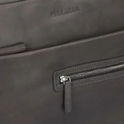 Discount Pride and Soul Terra Schreibmappe Leder 34 cm grau