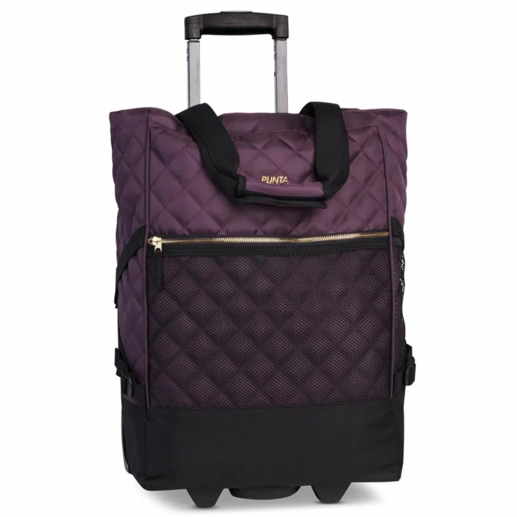 Outlet Punta Wheel "Print" Einkaufstrolley 50 cm hellgrau-bunt