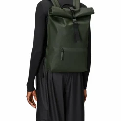 Rains Rolltop-Rucksäcke|Daypacks<Rucksack 48 cm green