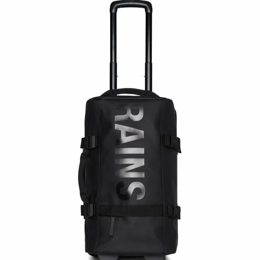 Rains Weichgepäck Kabinengepäck|2-Rollen Kabinentrolleys<Texel 2 Rollen Kabinentrolley S 54 cm black