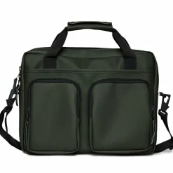 Rains Laptoptaschen|Aktentaschen<Texel Aktentasche 38 cm Laptopfach green