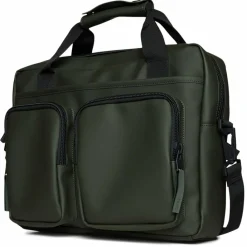 Rains Laptoptaschen|Aktentaschen<Texel Aktentasche 38 cm Laptopfach green