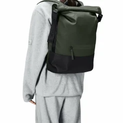 Rains Rolltop-Rucksäcke|Daypacks<Trail Daypack 47 cm green