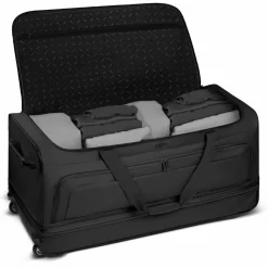 Hot Redolz Duffle Essentials 2-Rollen Reisetasche 90 cm XXL mit Dehnfalte Sondergröße black