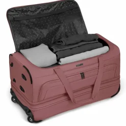 Redolz Duffle Essentials 2-Rollen Reisetasche 70 cm L mit Dehnfalte rose