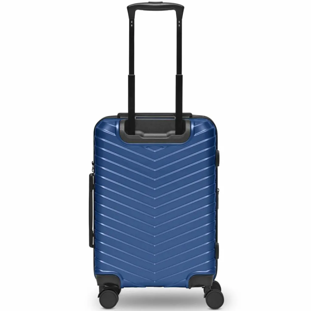 Redolz Hartgepäck Kabinengepäck|4-Rollen Kabinentrolleys<Essentials 18 4 Rollen Kabinentrolley 55 cm mit Dehnfalte metallic-blue shiny