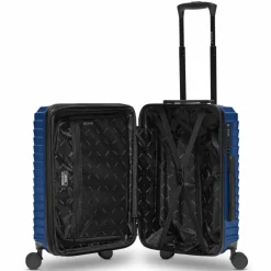 Redolz Hartgepäck Kabinengepäck|4-Rollen Kabinentrolleys<Essentials 18 4 Rollen Kabinentrolley 55 cm mit Dehnfalte metallic-blue shiny