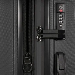 Redolz Koffersets Als Hartgepäck|Koffersets 3-Teilig<Essentials 14 4 Rollen Kofferset 3-teilig mit Dehnfalte black metallic