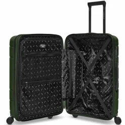 Redolz Hartgepäck|4-Rollen Koffer<Essentials 11 4 Rollen Trolley 66 cm mit Dehnfalte olive