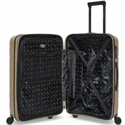 Redolz Essentials 11 4 Rollen Kofferset 3-teilig mit Dehnfalte beige