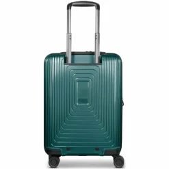 Outlet Redolz Essentials 14 4 Rollen Kabinentrolley 55 cm mit Dehnfalte pearl-green metallic