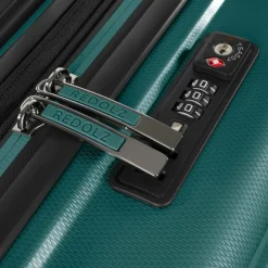 Outlet Redolz Essentials 14 4 Rollen Kabinentrolley 55 cm mit Dehnfalte pearl-green metallic