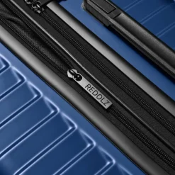 Redolz Essentials 18 4 Rollen Trolley 76 cm mit Dehnfalte metallic-blue shiny