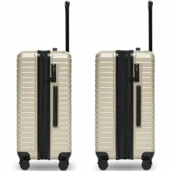 Redolz Koffersets Als Hartgepäck|Koffersets 3-Teilig<Essentials 18 4 Rollen Kofferset 3-teilig mit Dehnfalte metallic-greige shiny