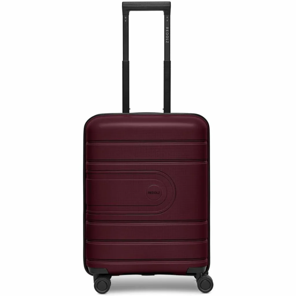 Redolz Hartgepäck Kabinengepäck|4-Rollen Kabinentrolleys<Essentials 11 4 Rollen Kabinentrolley 55 cm mit Dehnfalte burgundy