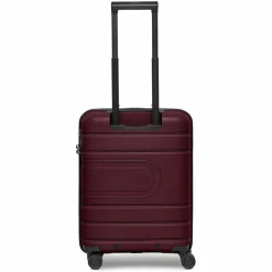 Redolz Hartgepäck Kabinengepäck|4-Rollen Kabinentrolleys<Essentials 11 4 Rollen Kabinentrolley 55 cm mit Dehnfalte burgundy