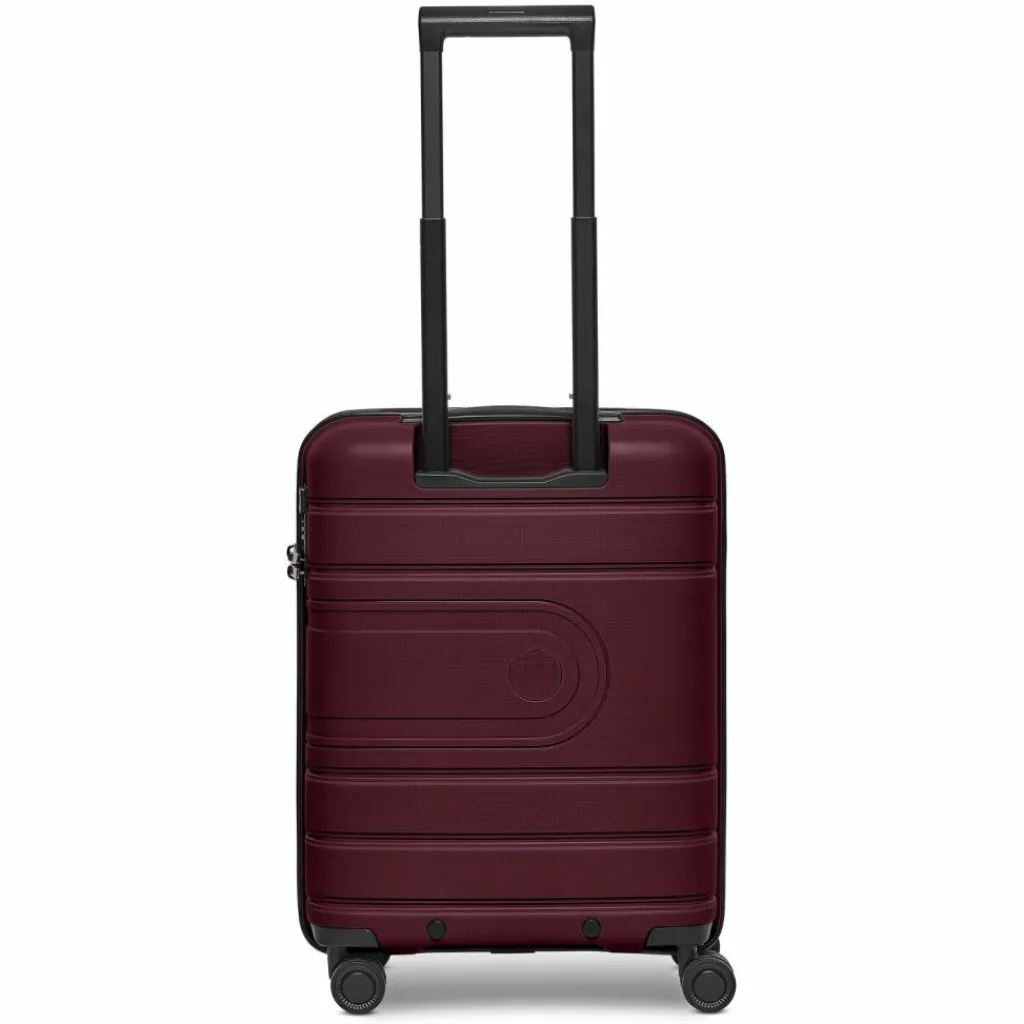 Redolz Hartgepäck Kabinengepäck|4-Rollen Kabinentrolleys<Essentials 11 4 Rollen Kabinentrolley 55 cm mit Dehnfalte burgundy