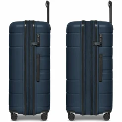 Redolz Hartgepäck|4-Rollen Koffer<Essentials 11 4 Rollen Trolley 76 cm mit Dehnfalte midnight blue