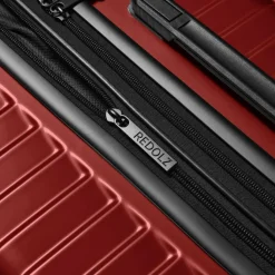 Redolz Hartgepäck|4-Rollen Koffer<Essentials 18 4 Rollen Trolley 76 cm mit Dehnfalte metallic-red shiny