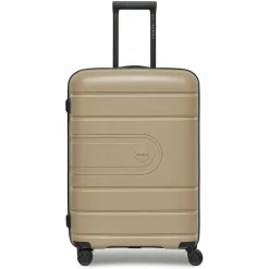 Redolz Hartgepäck|4-Rollen Koffer<Essentials 11 4 Rollen Trolley 66 cm mit Dehnfalte beige