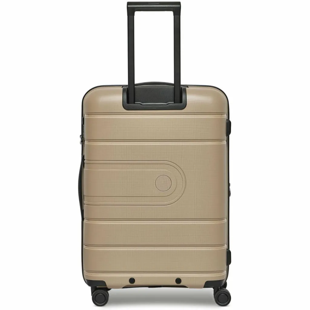Redolz Hartgepäck|4-Rollen Koffer<Essentials 11 4 Rollen Trolley 66 cm mit Dehnfalte beige