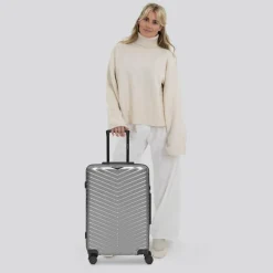 Redolz Essentials 18 4 Rollen Trolley 66 cm mit Dehnfalte