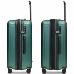 Redolz Koffersets Als Hartgepäck|Koffersets 3-Teilig<Essentials 14 4 Rollen Kofferset 3-teilig mit Dehnfalte pearl-green metallic 2