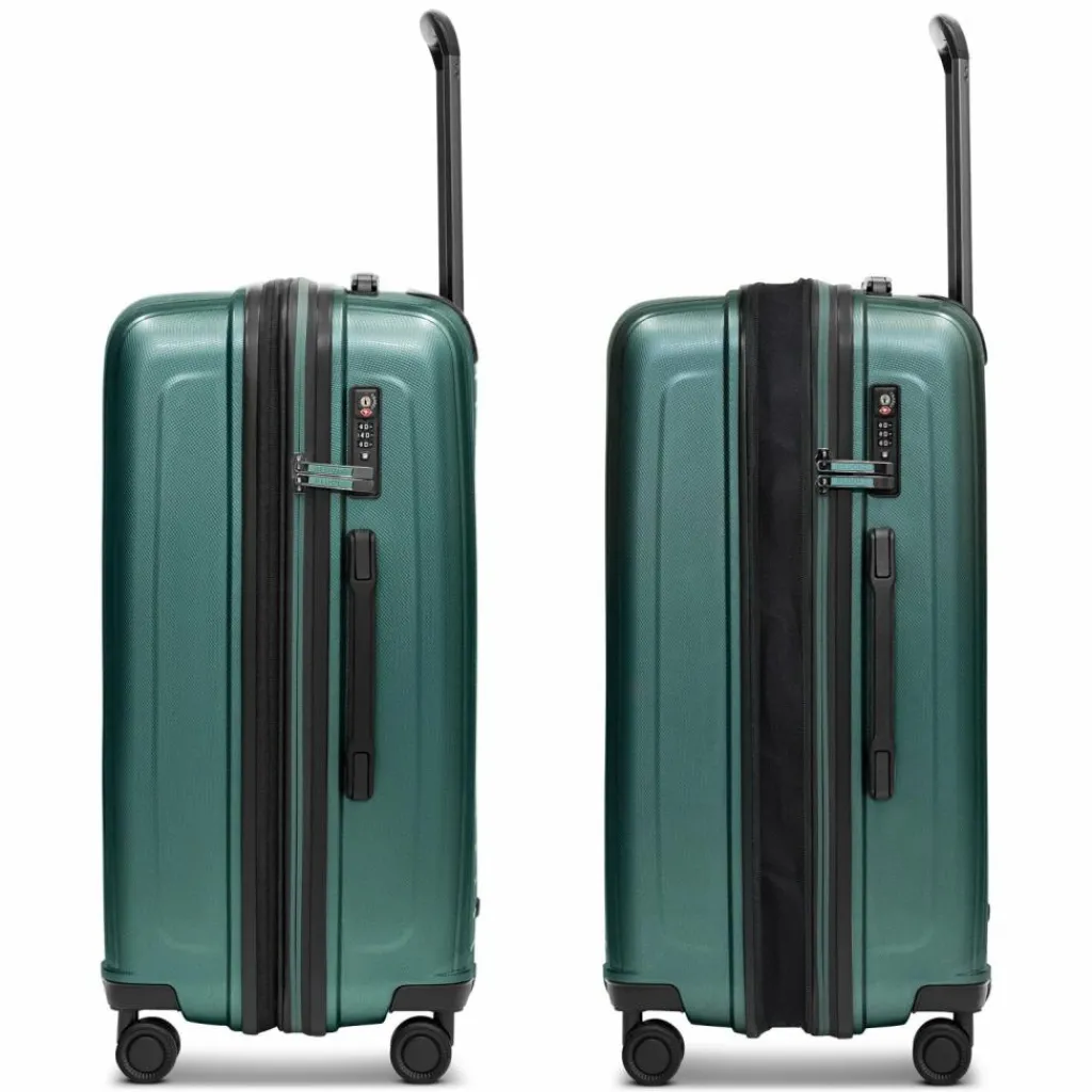 Redolz Koffersets Als Hartgepäck|Koffersets 3-Teilig<Essentials 14 4 Rollen Kofferset 3-teilig mit Dehnfalte pearl-green metallic 2