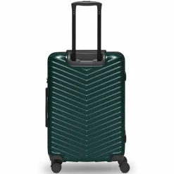 Online Redolz Essentials 18 4 Rollen Kofferset 3-teilig mit Dehnfalte Metallic-Green Shiny