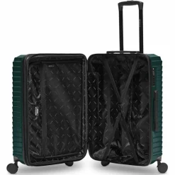 Redolz Essentials 18 4 Rollen Trolley 66 cm mit Dehnfalte Metallic-Green Shiny