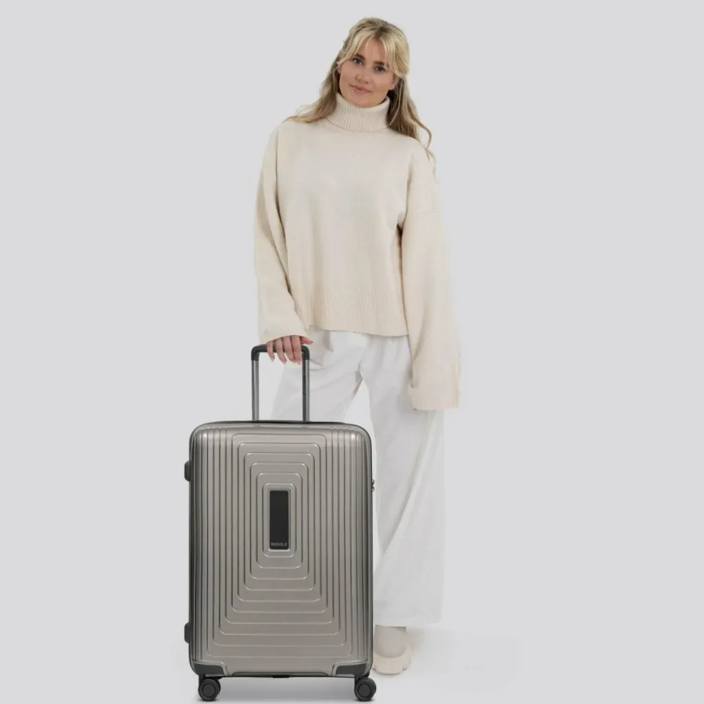 Discount Redolz Essentials 14 4 Rollen Trolley M 65 cm mit Dehnfalte coffee grey metallic