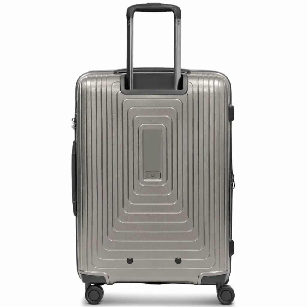 Discount Redolz Essentials 14 4 Rollen Trolley M 65 cm mit Dehnfalte coffee grey metallic