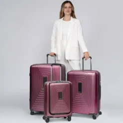 Redolz Essentials 14 4 Rollen Kofferset 3-teilig mit Dehnfalte