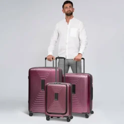 Redolz Essentials 14 4 Rollen Kofferset 3-teilig mit Dehnfalte