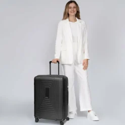 New Redolz Essentials 14 4 Rollen Trolley M 65 cm mit Dehnfalte black metallic