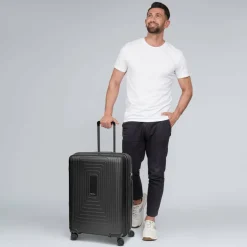 New Redolz Essentials 14 4 Rollen Trolley M 65 cm mit Dehnfalte black metallic