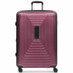 Best Redolz Essentials 14 4 Rollen Trolley L 77 cm mit Dehnfalte aubergine metallic
