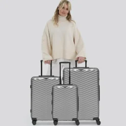 Redolz Essentials 18 4 Rollen Kofferset 3-teilig mit Dehnfalte