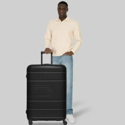 Redolz Hartgepäck|4-Rollen Koffer<Essentials 11 4 Rollen Trolley 76 cm mit Dehnfalte black