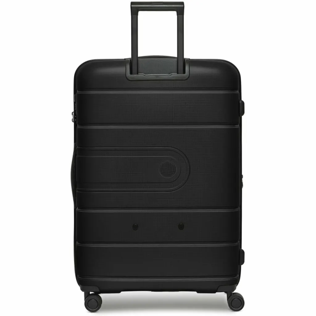 Redolz Hartgepäck|4-Rollen Koffer<Essentials 11 4 Rollen Trolley 76 cm mit Dehnfalte black