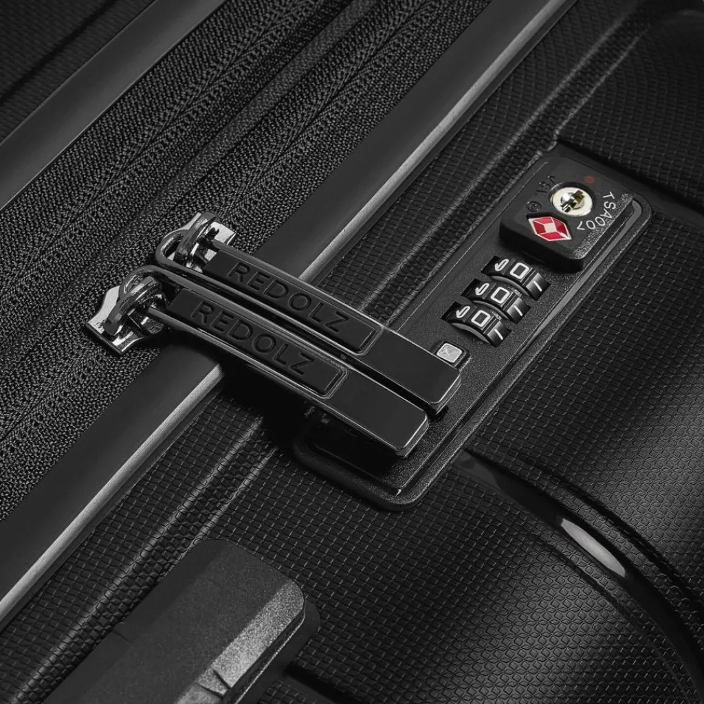 Redolz Hartgepäck|4-Rollen Koffer<Essentials 11 4 Rollen Trolley 76 cm mit Dehnfalte black