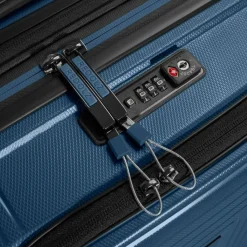 Redolz Hartgepäck Kabinengepäck|4-Rollen Kabinentrolleys<Essentials 14 4 Rollen Kabinentrolley S 55 cm Laptopfach mit Dehnfalte dark blue metallic