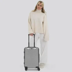 Redolz Essentials 18 4 Rollen Kabinentrolley 55 cm mit Dehnfalte