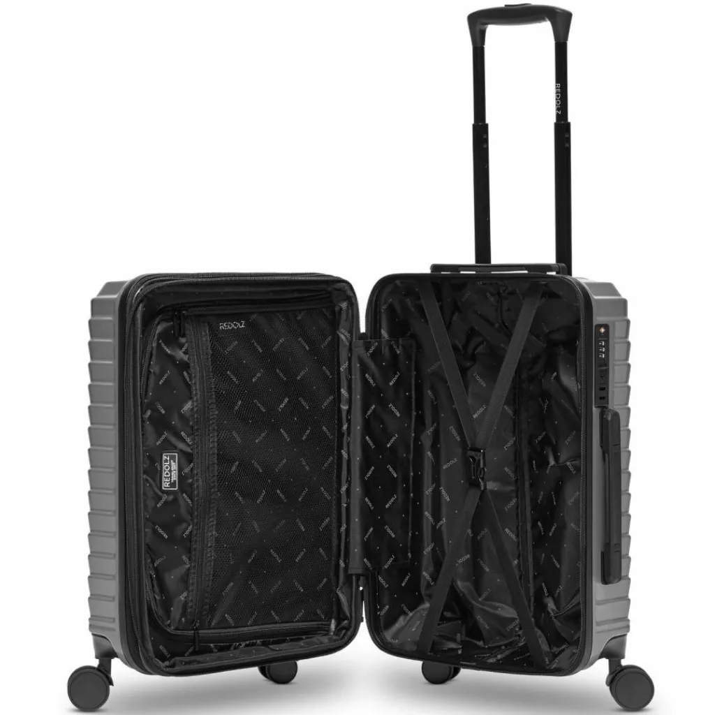 Redolz Essentials 18 4 Rollen Kabinentrolley 55 cm mit Dehnfalte