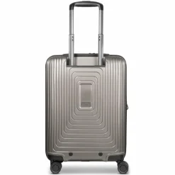 Online Redolz Essentials 14 4 Rollen Kabinentrolley 55 cm mit Dehnfalte coffee grey metallic