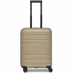 Redolz Hartgepäck Kabinengepäck|4-Rollen Kabinentrolleys<Essentials 11 4 Rollen Kabinentrolley 55 cm mit Dehnfalte beige