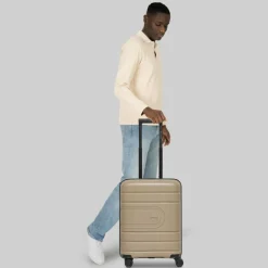 Redolz Hartgepäck Kabinengepäck|4-Rollen Kabinentrolleys<Essentials 11 4 Rollen Kabinentrolley 55 cm mit Dehnfalte beige