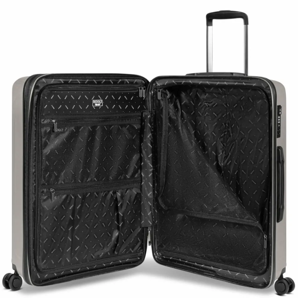 Redolz Koffersets Als Hartgepäck|Koffersets 3-Teilig<Essentials 14 4 Rollen Kofferset 3-teilig mit Dehnfalte coffee grey metallic